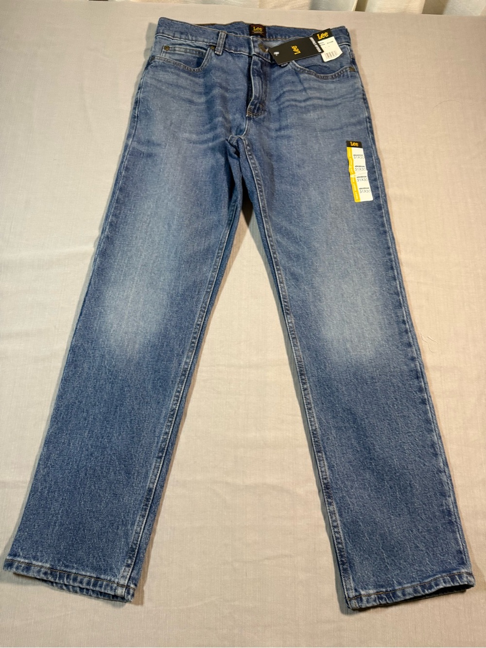 Lee Women's Straight-Leg Blue Denim Jeans